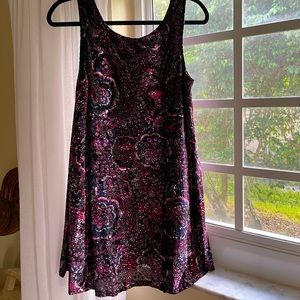 Velvet babydoll dress